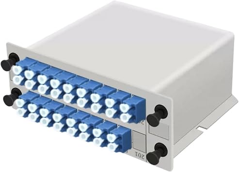 5pcs LC Plug-in Optical Fiber Splitter singlemode 1x2 1x4 1x8 1x16 1x32 Fiber Optic Coupler SM FTTH 1 * 2 1 * 8 1 * 161x32