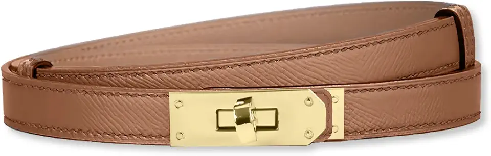 LumiSyne Leather Adjustable Waistband Decorative