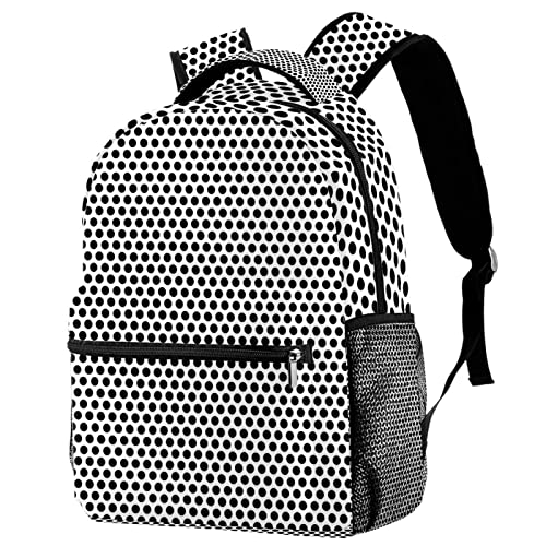 Sac à dos décontracté femme à pois grand volume grand format bagage à main urbain moderne