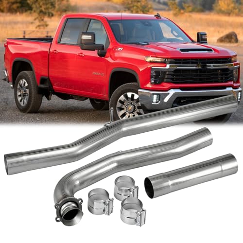 Kucaruce Stainless Steel Exhaust Pipe Kit for 2017-2022
