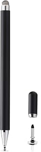 2in1 AMZ Fire Tablet Stylus Pen for AMZ Fire HD 10 Pen, Fire Max 11 Pen, Fire HD 8 Pen, Fire 7/Kids/Kids Pro, Compatible with iOS/Android All Touch Screen Devices (Black)