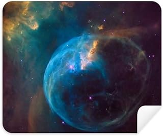 Blue Brown Planet Nebulae Blue Cleaning Cloth Screen Cleaner 2pcs Suede Fabric