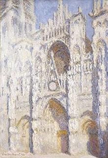 Posterazzi Rouen Cathedral in the Afternoon-The Gate in Full Sun Poster Print by Claude Monet, (10 x 14)
