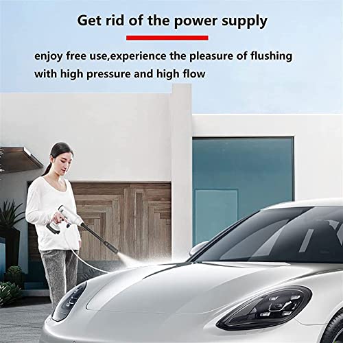 ZXNANA Cordless High Pressure Car Washing Machine Electric Washing Machine 200W with 2 Pieces Of Rechargeable Various - Image 4