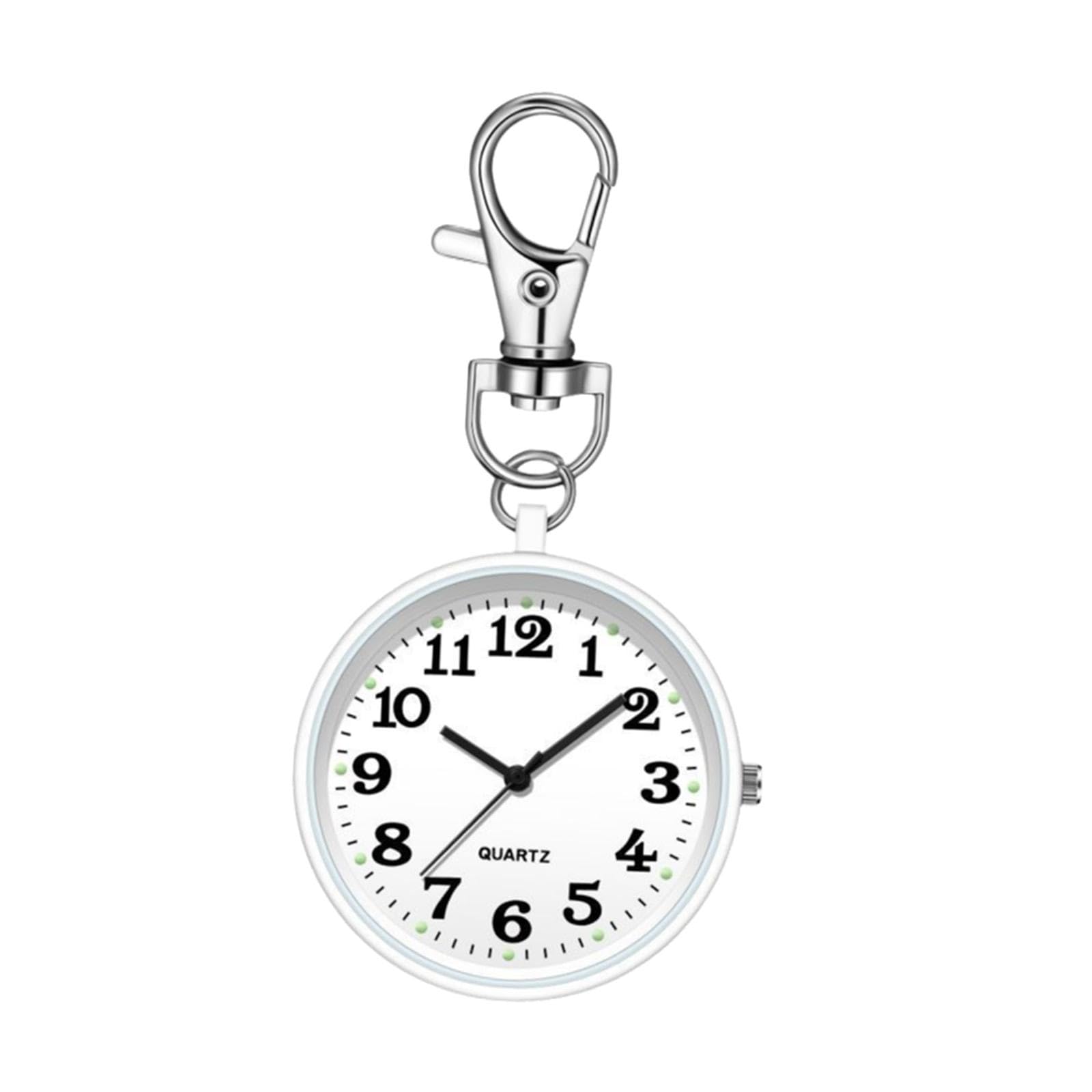 ECOMISTIQ®Pocket Watch Versatile Clock Pendant Nurse Watch for Weddings Birthday Party White|Jewelry & Watches|Watches Parts & Accessories|Pocket Watches