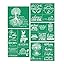 5 pcs silk screen stencils