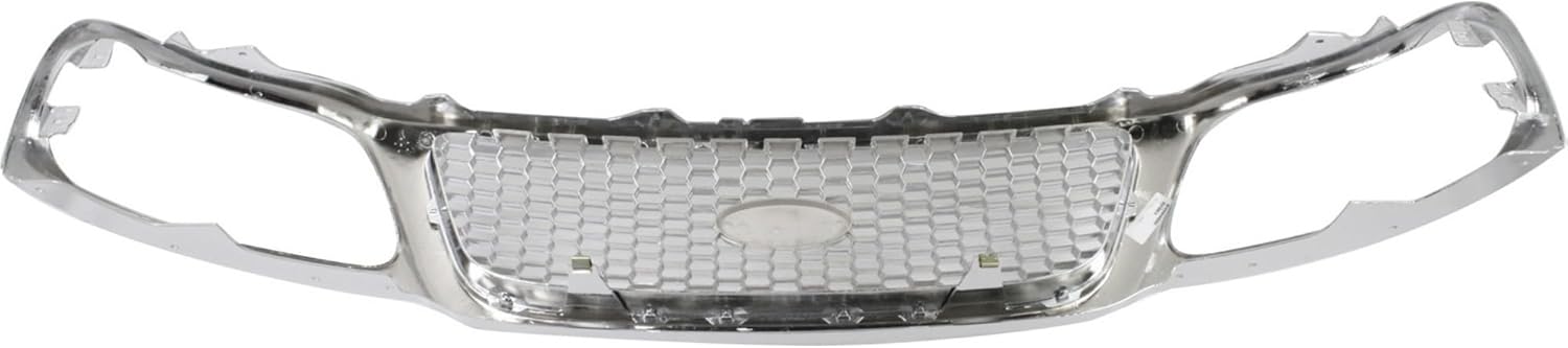 Garage-Pro Grille Assembly Compatible with Ford F-150 Heritage 2004, F-250 1999, F-150 1999-2003 Chrome FO1200407