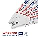 WORKPRO 5-Piece 9-Inch Wood Pruning Reciprocating Saw Blade Set, 5TPI, CR-V Steel Saw Blade Kit for Wood Cutting and Tree Pruning