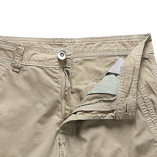 Shorts cargo para hombre con múltiples bolsillos miniatura 7
