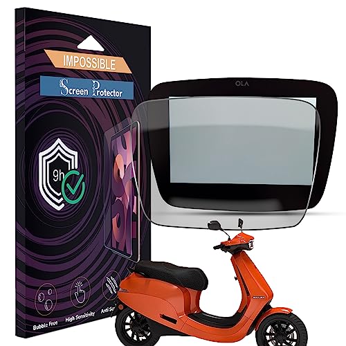 Image of FCS TPU Speedometer Screen Protector Guard For Ola S1 Pro, S1 Air | 9H Anti Shock Edge To Edge Screen Guard (Glossy)