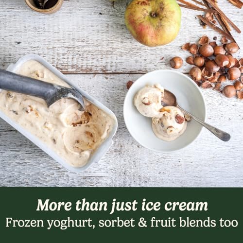 Cuisinart Deluxe Ice cream Maker, Frozen yogurt maker & Sorbet Maker, Homemade desserts, Easy to use at home, Ready in 25 minutes, 5 year guarantee, 2L capacity, Silver ICE30BCU