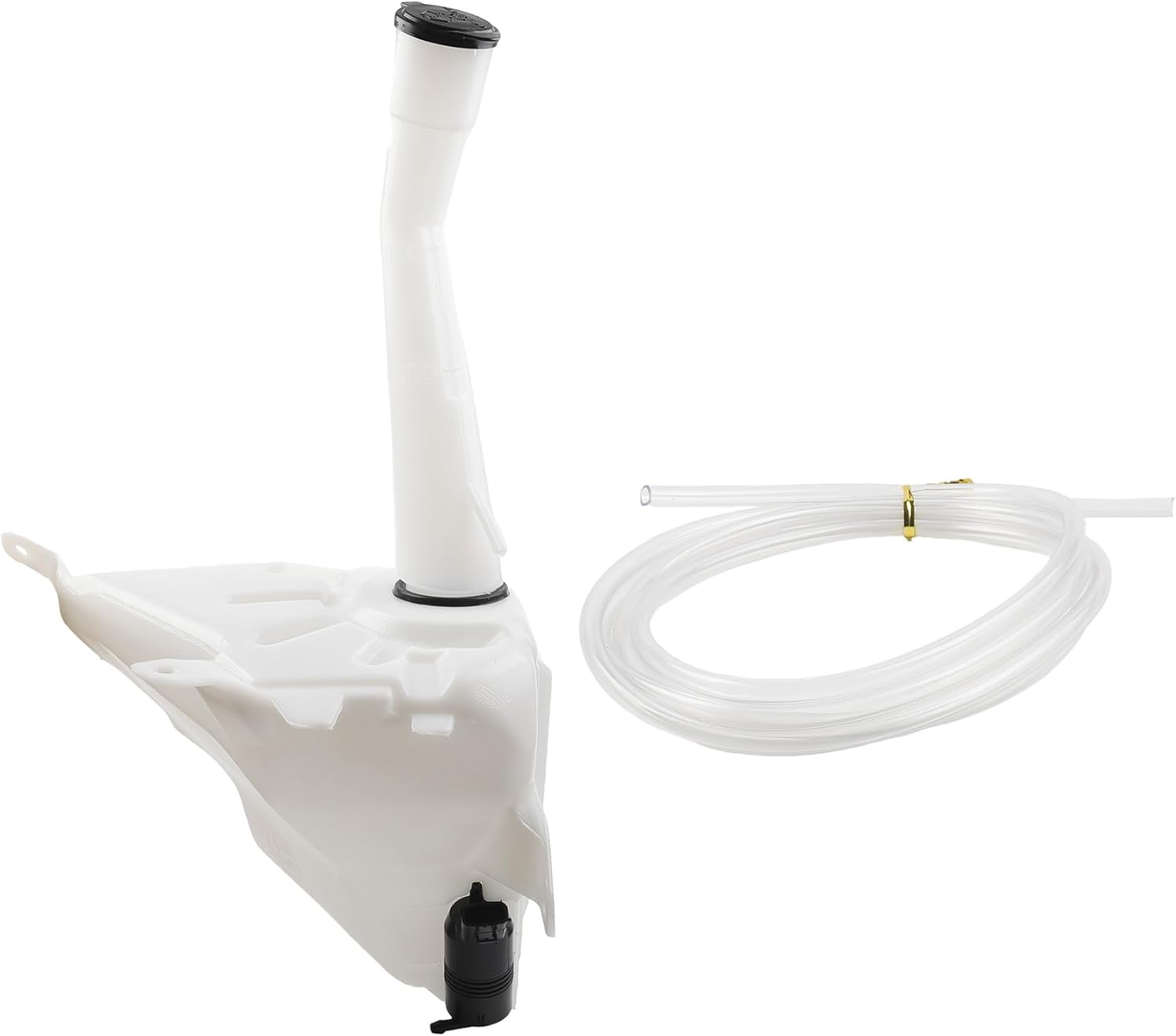 Windshield Washer Reservoir with Cap Without Sensor Hole in Bottom Compatible with 1998-2004 Toyota Tacoma Washer Fluid Reservoir 8531504050 85315-04050