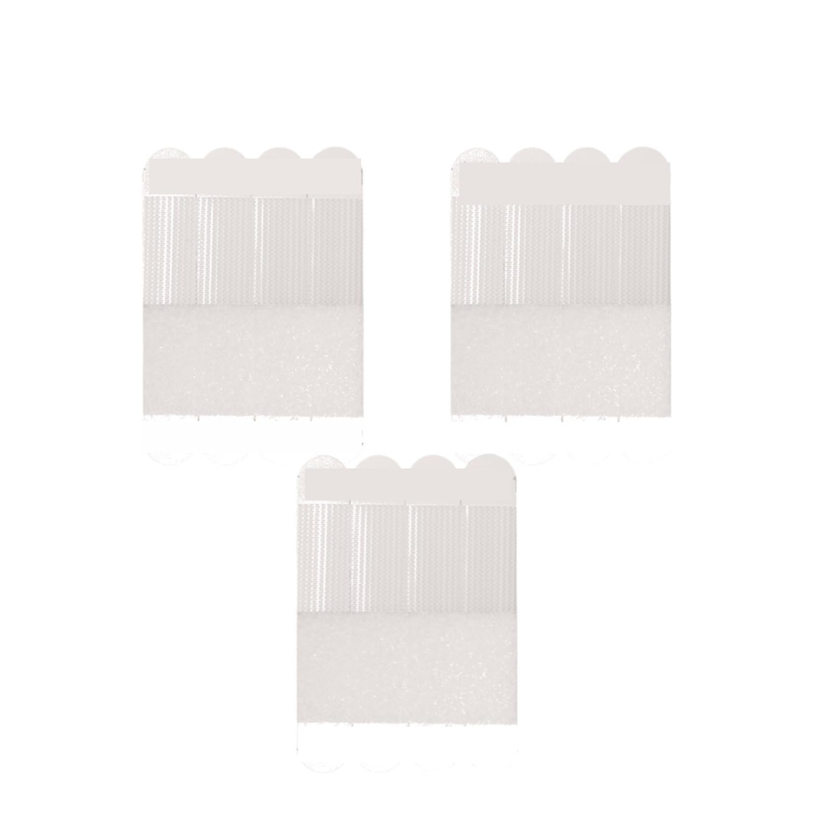 Tiras para Colgar 12-36 pares de cinta blanca sin daños imagen y marco tiras for colgar pegatinas pared gancho for DIY(92X19mm 60 Pairs)