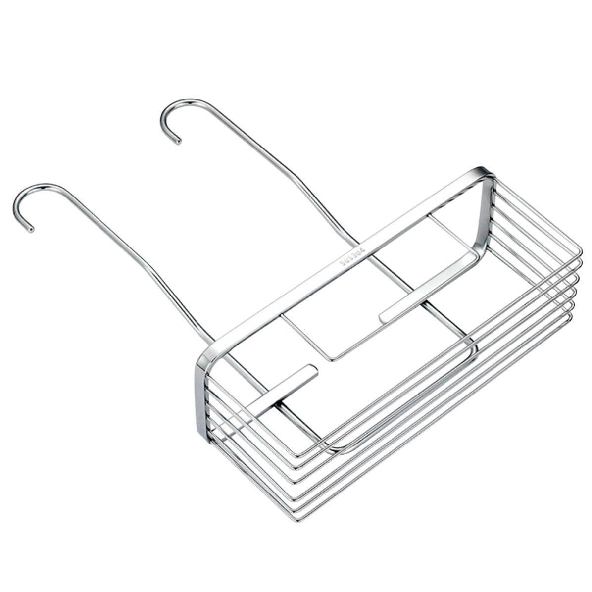 VILLCASE Estante de Ducha Colgante y Carga Súper Resistente Diseño Simple de Acero Inoxidable Organizador Fácil de Almacenar para Baño para Artículos de Tocador