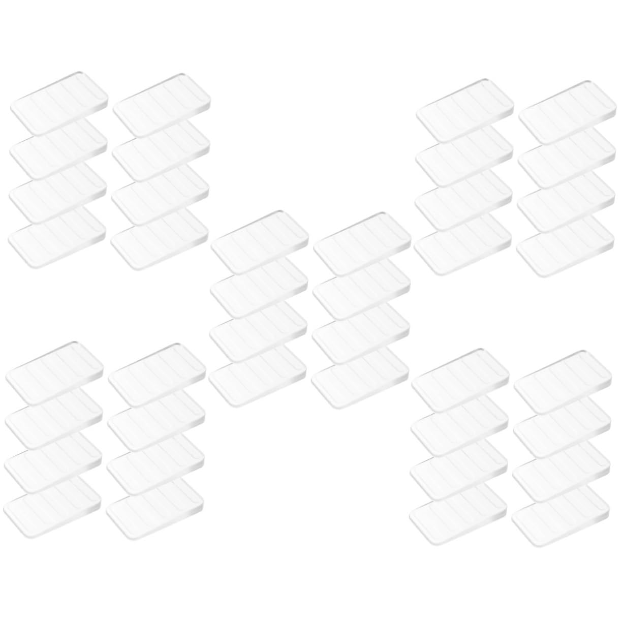 SHINEOFI 5 Series Cuñas De Nivelación De Plástico Transparentes Muebles De Ajustables Y Prácticas Nivelar Mesas Y Muebles 8 Piezas X 5