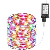 Joomer Fairy String Lights 66FT 200 LEDs Plug in Fairy Lights Indoor Copper Wire String Light DIY for Bedroom, Parties, Wedding, Christmas, Outdoor, Indoor Decoration (Multicolor, Non-Connectable)