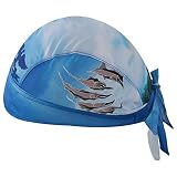 Xinzechen Cycling Cap Outdoor Sportswear Sweatband Fits Under Helmets Sea View