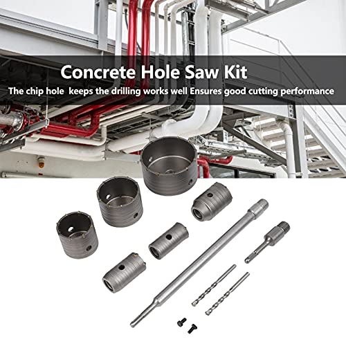 Kit de sierra de corona para concreto miniatura 2