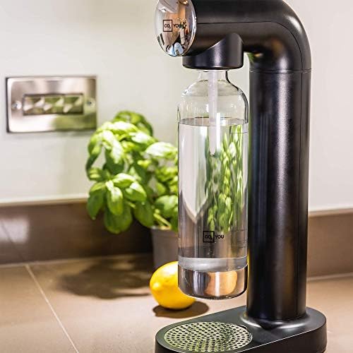 The CARBONATOR by CO2 YOU - Includes 60L Gas Cylinder for IMMEDIATE USE - Make Sparkling Water at Home and AID The Fight Against Plastic Waste