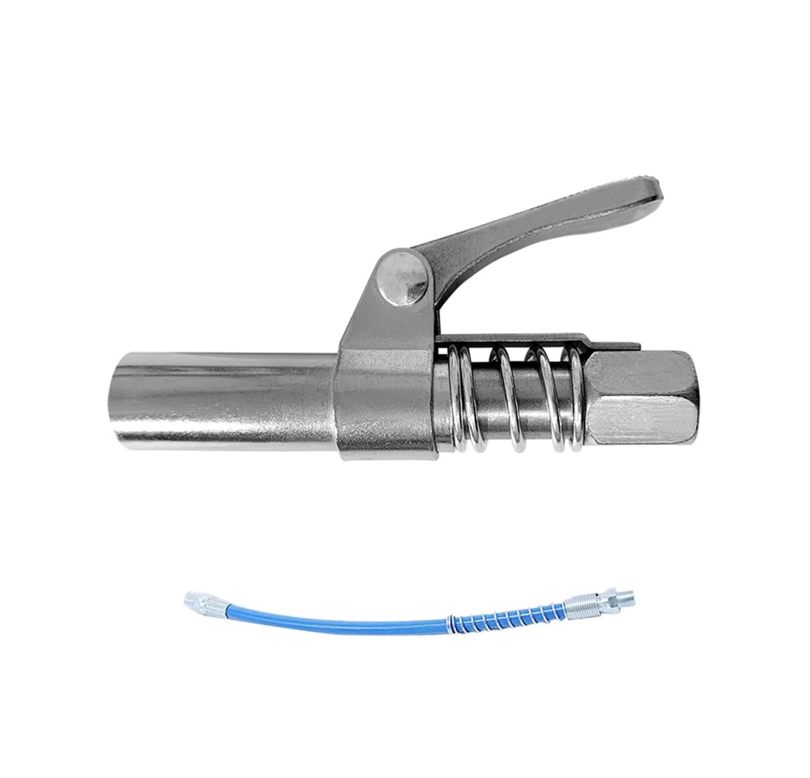 LYMFE Grease Gun,Heavy-Duty Handle Grease Gun NPTI/8 10000PSI Grease Coupler Heavy-Duty Quick Release Oil Grease Gun Coupler (Color : Type3 with 30cm)