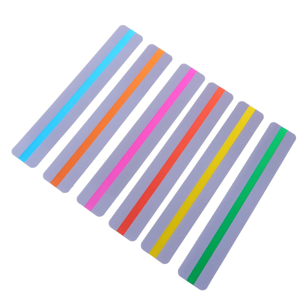 64pièces Marque-pages Pvc Transparent Marque-pages Étanches Et Décoratifs Pour Couleurs Disponibles