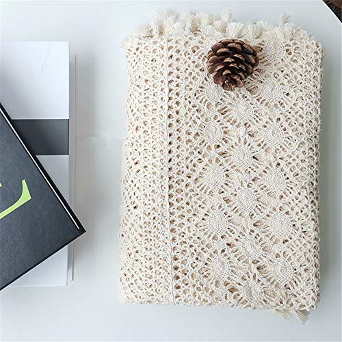 Nappe carrée en dentelle de coton faite main pour table chic - 6