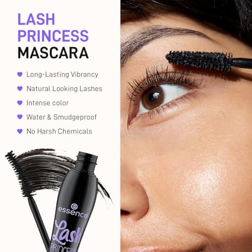 Multibrite Essence Lash Princess Mascara – Long-Lasting, Natural-Looking Lashes with Intense Color, Water & Smudgeproof Formula, No Clumping, No Harsh Chemicals - Image 2