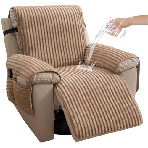 HAOMAIJIA Faux Fur Recliner Cover