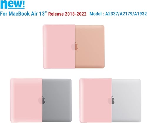 Miniatura 162 de IBENZER - Carcasa rígida para MacBook Air de 13 pulgadas versión 2020, 2019, 2018, A1932, A2179, con funda de teclado para Apple Mac Air 13 Retina
