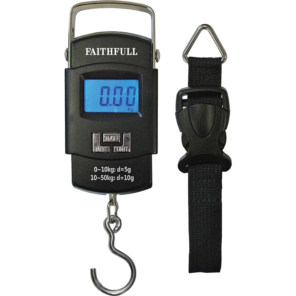 Faithfull Portable Electronic Scale 0-50Kg