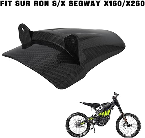 Miniatura 4 de JFG RACING Guardabarros trasero para bicicleta de cross Protector de guardabarros trasero para Sur Ron X/S Bicicleta eléctrica Negro