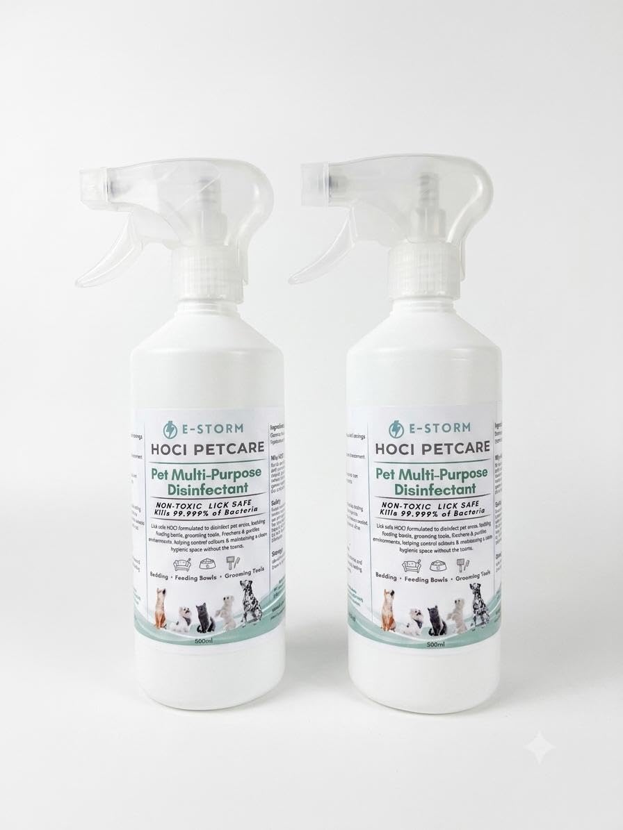 E-Storm Pet Safe Disinfectant 500ml Twin Pack