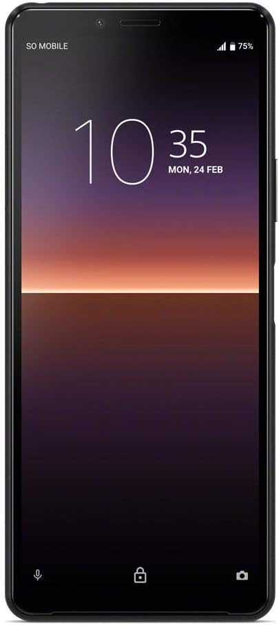 Sony Xperia 10 II Android Smartphone - 6.0 Inch 21:9 Wide FHD+ OLED display - Triple Lens Camera - IP65/68 Rating Water Resistance - 4 GB RAM - 128 GB Storage – Single Sim, Black