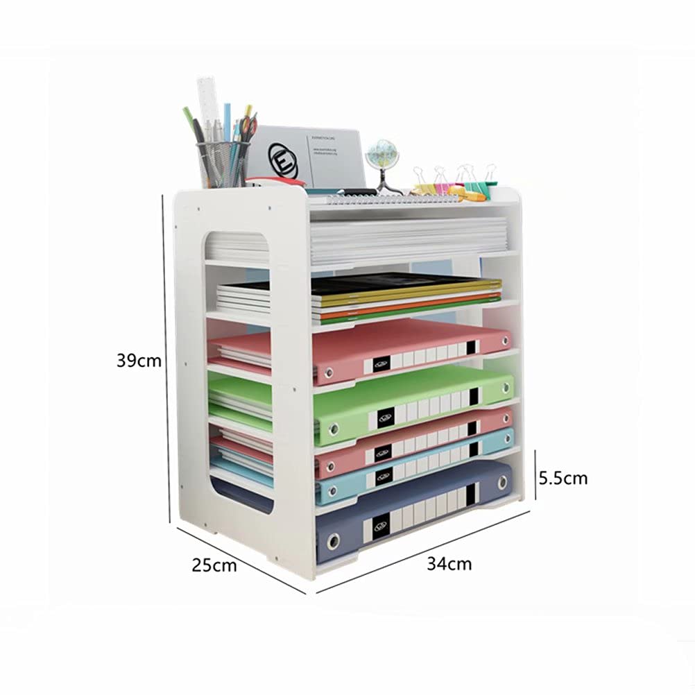 Amazon.co.jp: 卓上収納ラック 仕切りラック レタートレイ A4ファイル