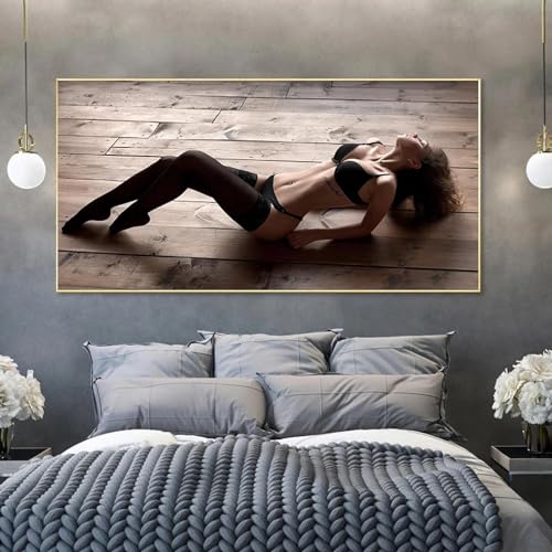 Affiches d'art nues modernes de XINBAO, toile femme sexy 80x160cm sans cadre pour salon