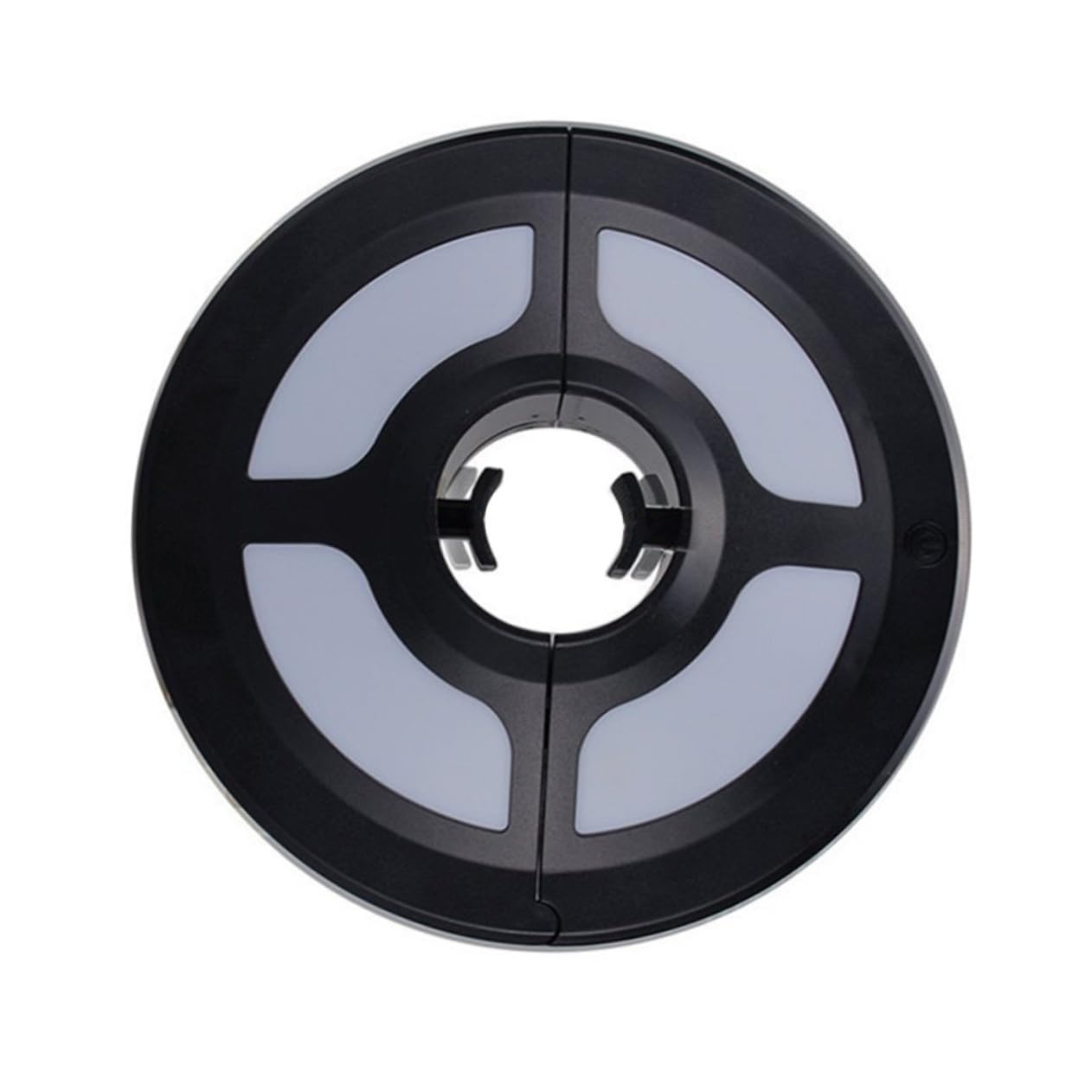Mipcase Lampada Luce Sicura Nero in ABS per Ombrellone LED Multifunzione per Attività Notturne in Casa e'aperto per Uso Esterno e Campeggio