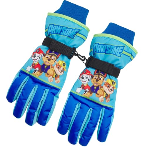 Nickelodeon Boys' Paw Patrol Ski Gloves - Marshall, Chase, Rubble Ski Gloves or Mittens (2T-7), Size...