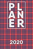 Planer 2020: 2 Jahres Kalender I Monatsplaner I Familienplaner I Planer Din A5 105 Seiten I Januar 2020 - Dezember 2021 Wochenplaner I Taschenkalender ... Planen Notieren I Flanell Hemd Style I Muster