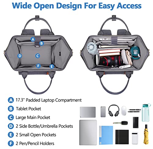 kasibon Laptop Backpack for Women,15.6inch Travel Backpack for Women