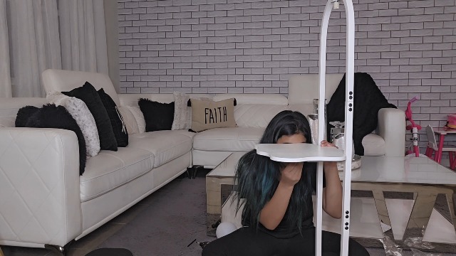 Image of Lightdot 47-Inch Arch Floor Lamp, Modern Standing Lamp with Table, Black Metal Frame with Globe Shade, Living Room Bedroom Lighting, G9 LED Bulb Included for Sofa Beside /Corner Decor