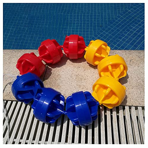 Swimming Pools/Obstructions/Fairways Safety Divider Rope, Conspicuous Floating Pool Safety Rope, Anti-Cracking Anti-Ultraviolet Environmentally Friendly (Color : Nylon Rope, Size : 10m/3