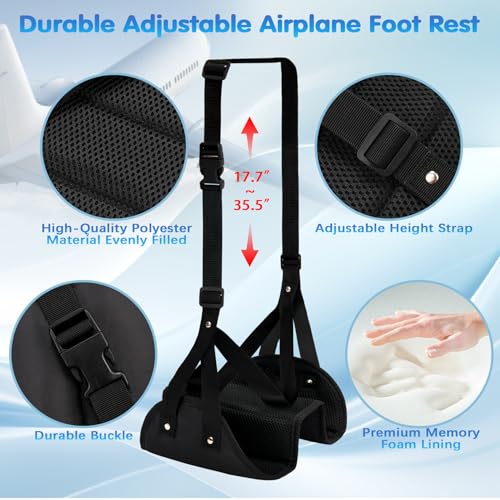 Bclygh Separated Foot Hammock For Airplane Travel thumb #4