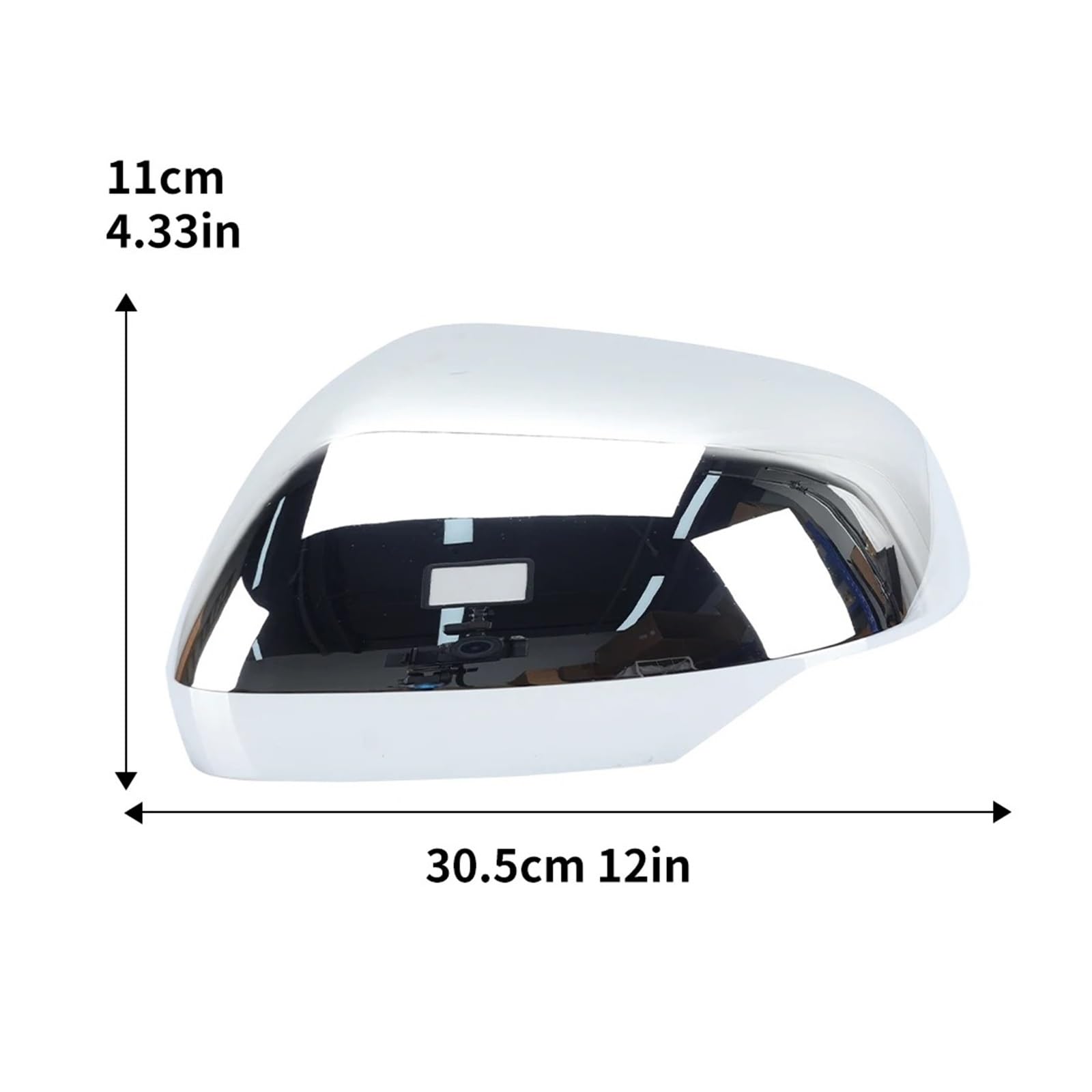Coperchi A Specchio Laterale Per Mitsubishi Per Triton L200 2019 2020 2021, Copri Specchietto Retrovisore Con Fibbia Calotte Specchiett(Chrome left)