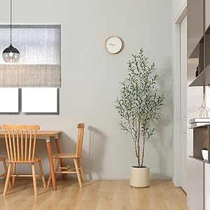 Lomantoartificialolivetrees6fttallfakeolivetreesforindoorfauxolivesilktreelargeoliveplantswithwhiteplanterforhomedecorandhousewarminggift1pack Urban Country Home Decor Lomanto artificial olive trees 6 ft tall fake olive trees for indoor faux olive silk tree large olive plants with white planter for home decor and housewarming gift 1 pack urban country home decor