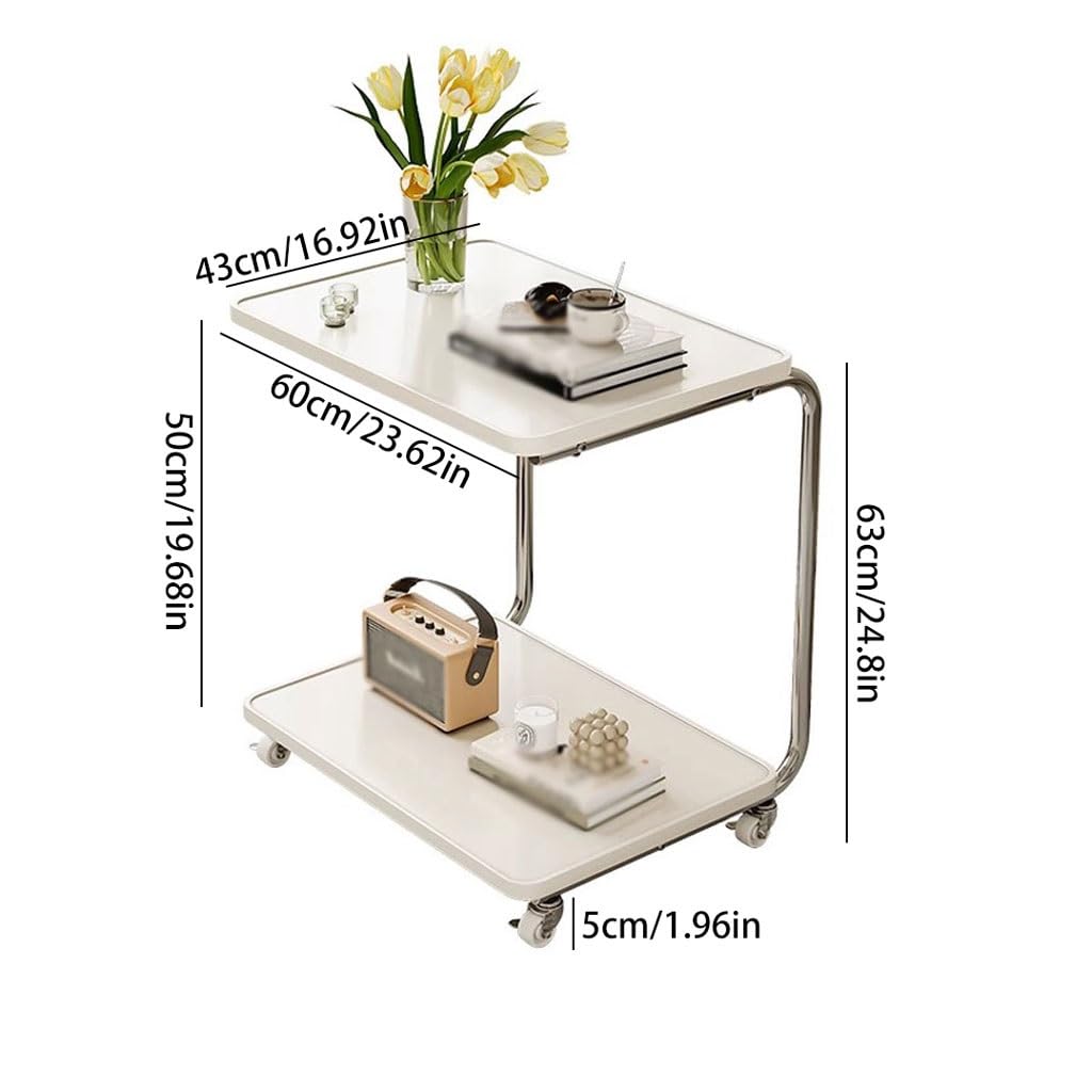 eexbz Sofa Modern Simple Movable Sofa Side Table with Creative Coffee Table Bedroom Bedside Table Sofas for Living Room