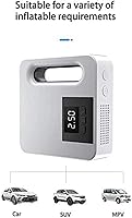 Vista 2 de Compresor de aire de coche 12 V Protable Bomba de aire eléctrica para coche Mini inflador de neumáticos automático Bomba de inflado de aire