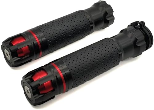 Miniatura 6 de Tapón de manillar CNC Aluminio 78 "Manija de motocicleta Agarres Barra Moto Agarraderas para Kawasaki para Versys 650 KLZ1000 Z400 (Color dorado)