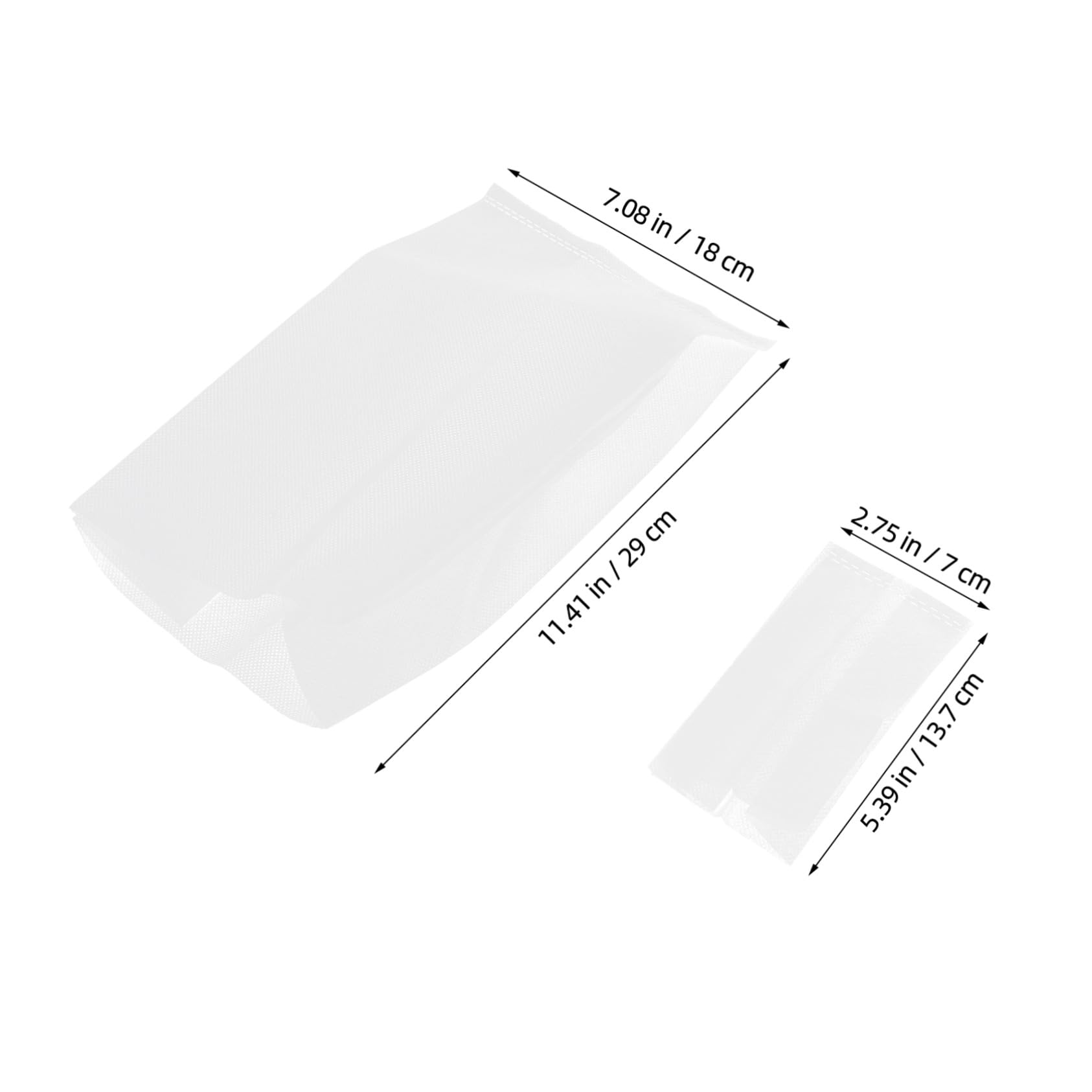 200 Stück Vlies Pflanzsäcke für Gemüse und Blumen 8x10cm 20x20cm Atmungsaktive Stoff Pflanztaschen mit Erhöhter Dicke und Nährstoffspeicher für Balkon und Garten