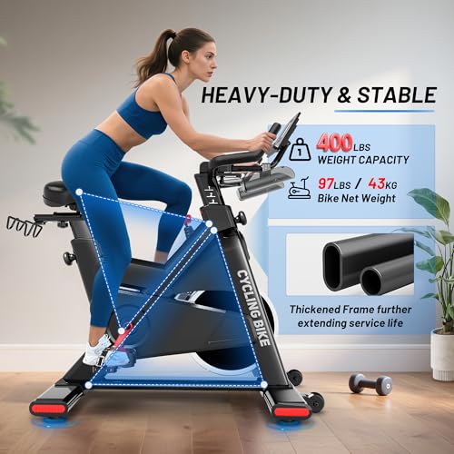 Recumbent Exercise Bike with Pulse Monitor