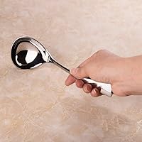 Vista 7 de IMEEA Cucharón de Salsa Cucharón Pequeño de Salsa para Servir Acero Inoxidable 18/10, 7.6 Pulgadas